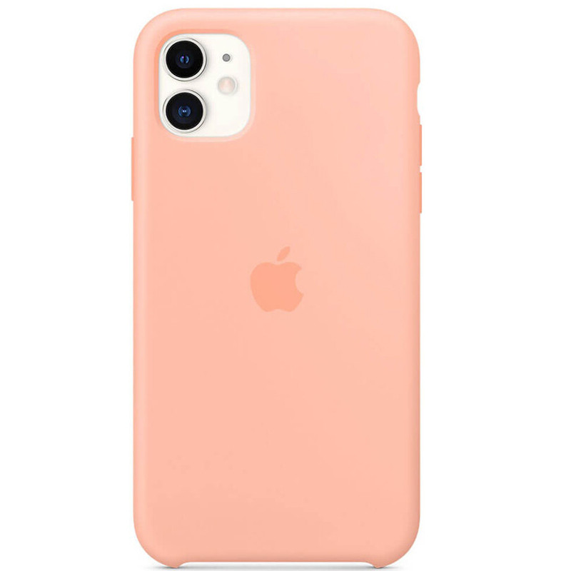 

Чехол Silicone case (AAA) для Apple iPhone 11 (6.1"), Оранжевый / grapefruit