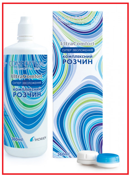 

Раствор для контактных линз Ultra Comfort (Ультра Комфорт) 360ml Horien