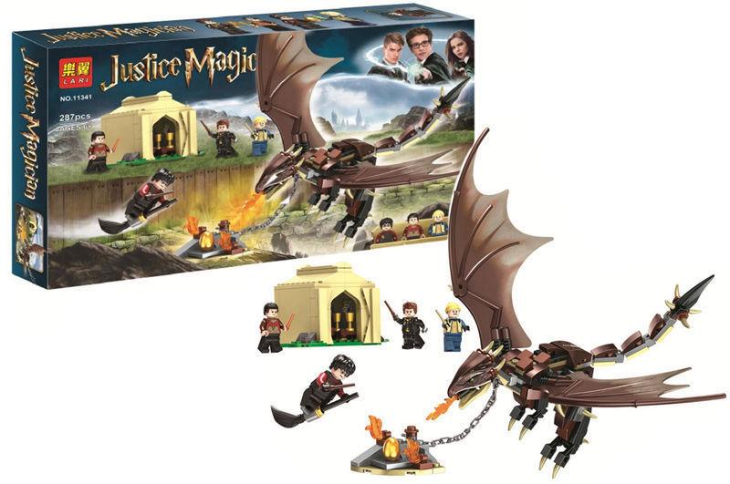 

Конструктор "HARRY POTTER" "Турнір трьох чарівників: угорський хвосторіг" 287дет. 38.8*5,5*22см /36/