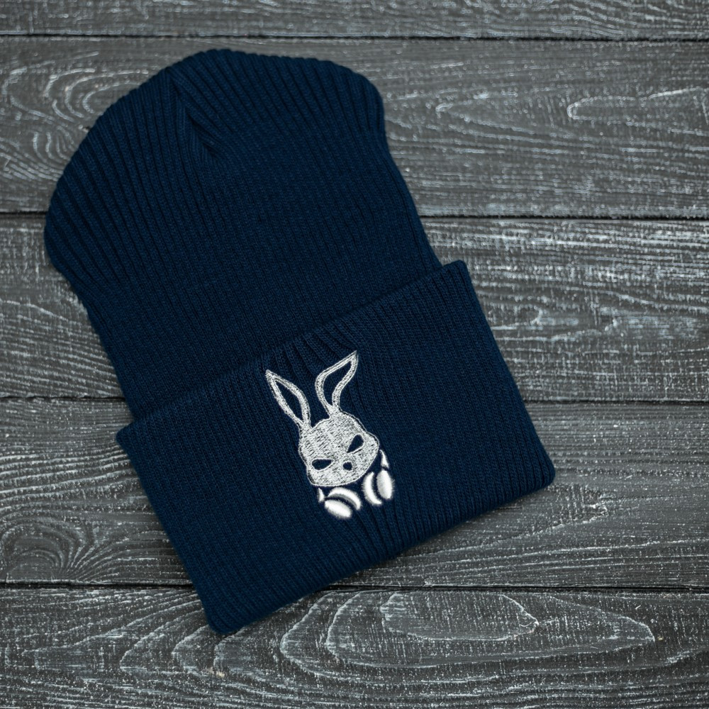 

Шапка " Intruder " синяя Bunny logo, Синий