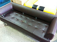 Офисный диван Стронг черного цвета (матовый), фото 2