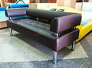 Офисный диван Стронг черного цвета (матовый), фото 5