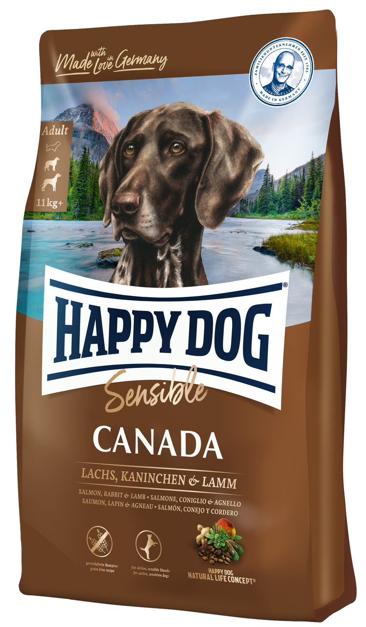 

Корм для собак Happy Dog Sensible Canada д/молодих та дорослих собак з підвищенною чутливістю до кормів (без