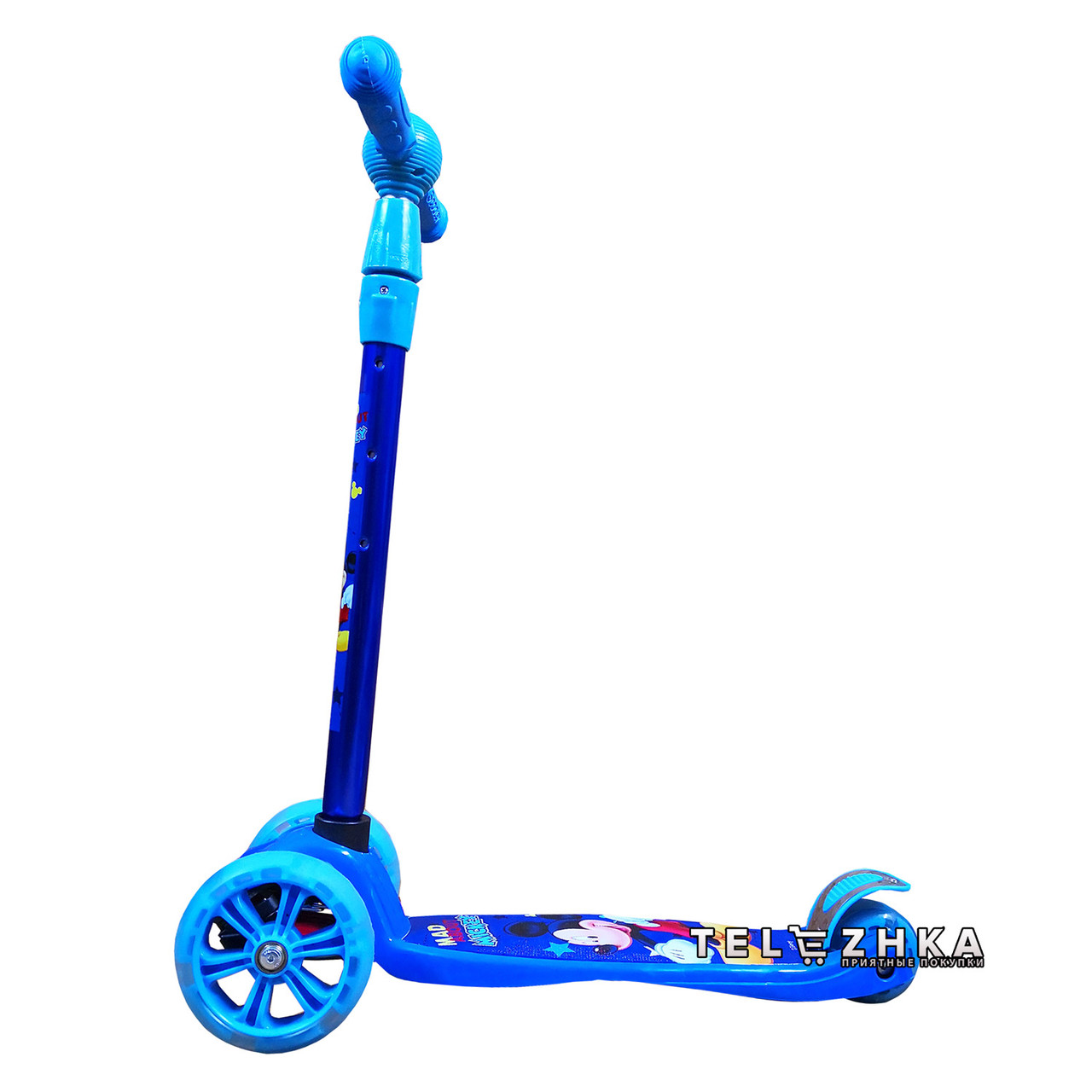 

Самокат детский ScooteX Scooter Maxi 3D Disney Микки Маус, 3d принт disney