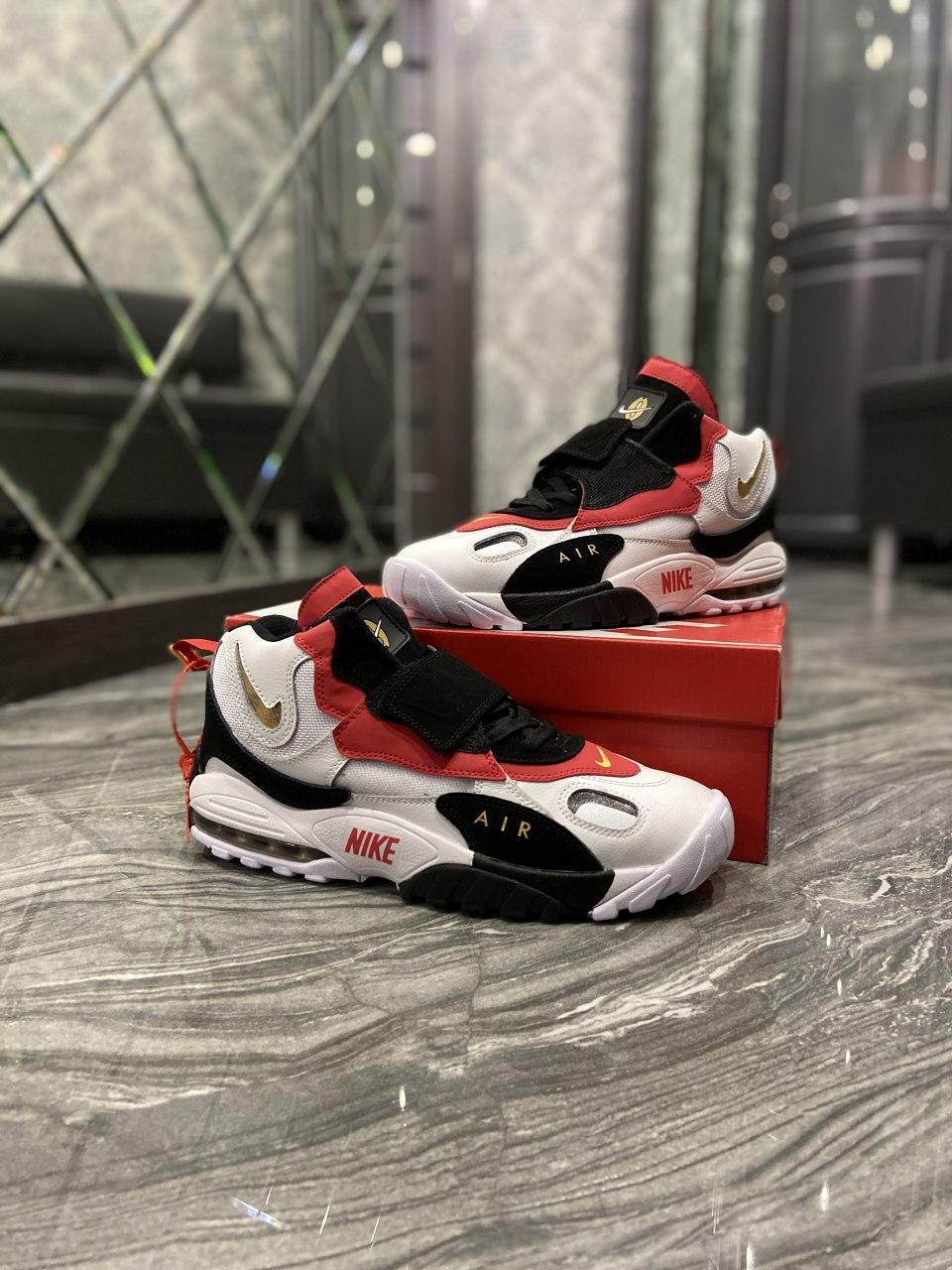 

Мужские кроссовки Nike Air Max Speed Turf White Red / Найк Аир Макс Белые Красные 45, Белый