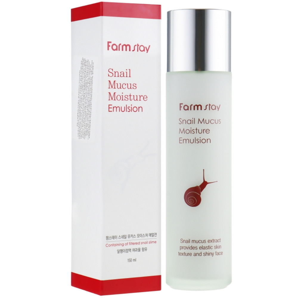 

Увлажняющая эмульсия для лица с муцином улитки FarmStay Snail Mucus Moisture Emulsion 150 мл