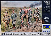 Британские и немецкие солдаты Первая мировая от MasterBox в 1:35