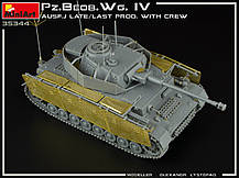 Pz. Beob. Wg. IV Ausf. J (позднее производство). Сборная модель немецкого танка в масштабе 1/35. MINIART 35344, фото 2