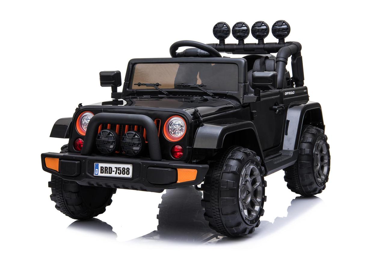 

Детский электромобиль Jeep (2 мотора по 30W, MP3) ДЖИП Baby Tilly T-7833 EVA BLACK Черный