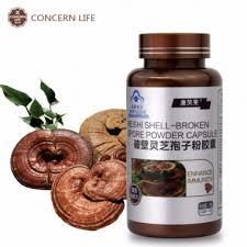 

Капсулы "Споры гриба Линчжи (Рейши)" (Reishi shell-broken spore powder) 60шт