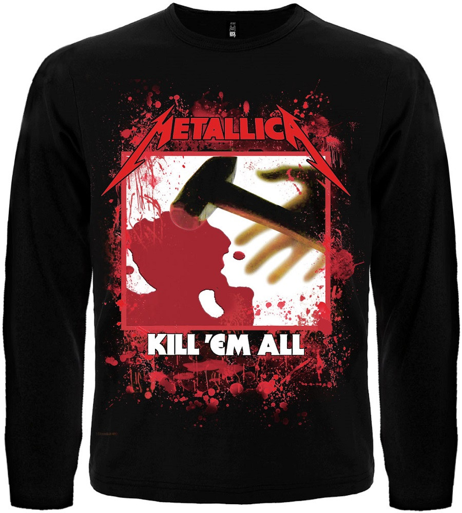 

Футболка с длинным рукавом Metallica "Kill'em All", Размер L