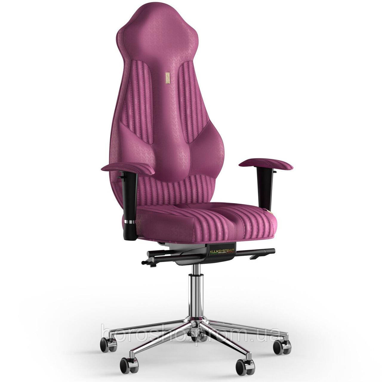 

Кресло KULIK SYSTEM IMPERIAL Антара с подголовником со строчкой Розовый 7-901-WS-MC-0312, КОД: 1685940
