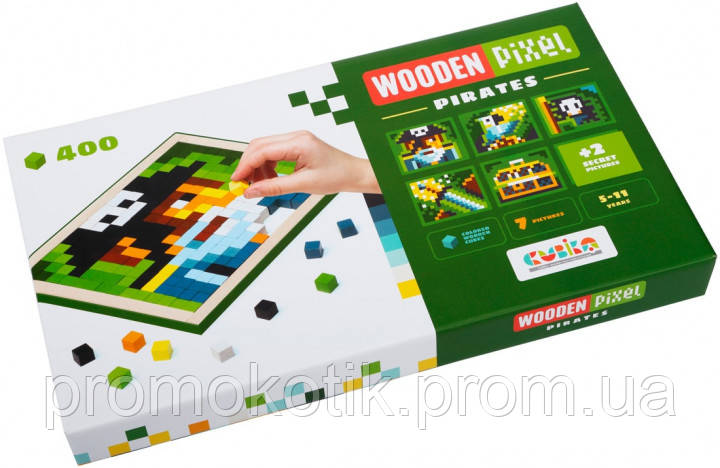 

Мозаика Cubika Wooden Pixel 5 Пираты 14910, КОД: 2442010