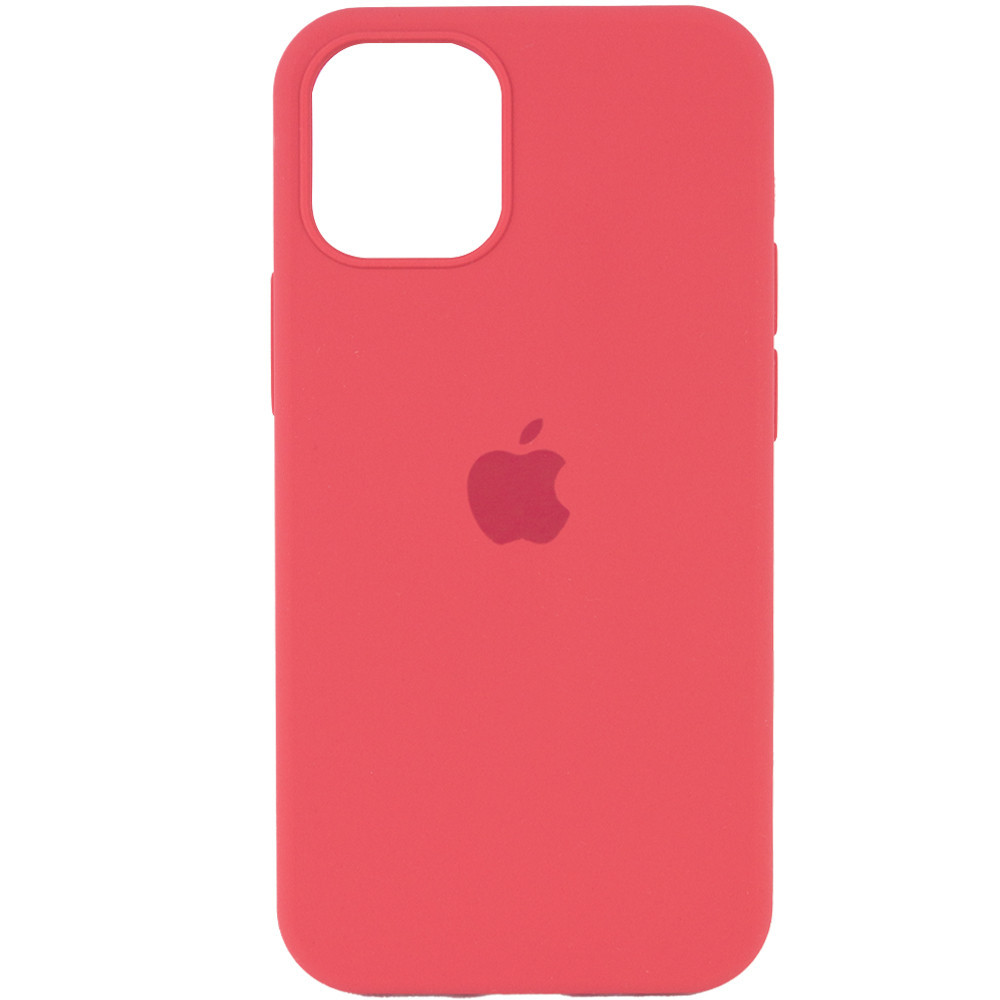 

Чехол Silicone Case Full Protective (AA) для Apple iPhone 12 Pro Max (6.7") Красный / Camellia