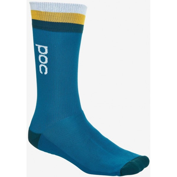 

Велоноски POC Essential Mid Length Sock, Синий-желтый