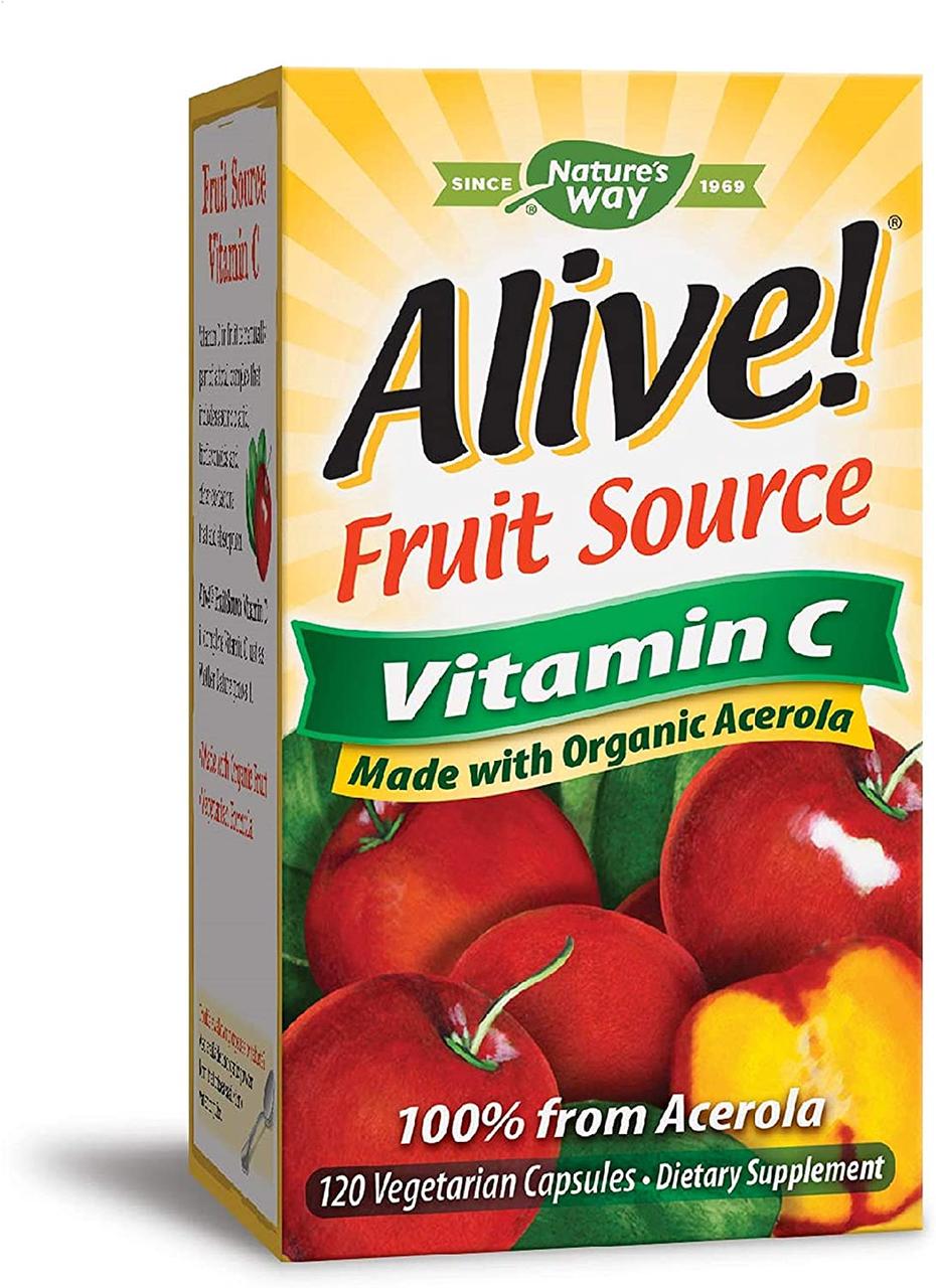 

Nature's Way Alive Vitamin C Fruit Source 120 капсул