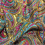 Лускунчик 827-16, павлопосадский шовковий шарф крепдешиновый з подрубкой, фото 8