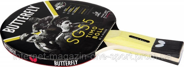 

Ракетка Butterfly Timo Boll SG55 + сертификат на 500 грн в подарок (код 248-652943)