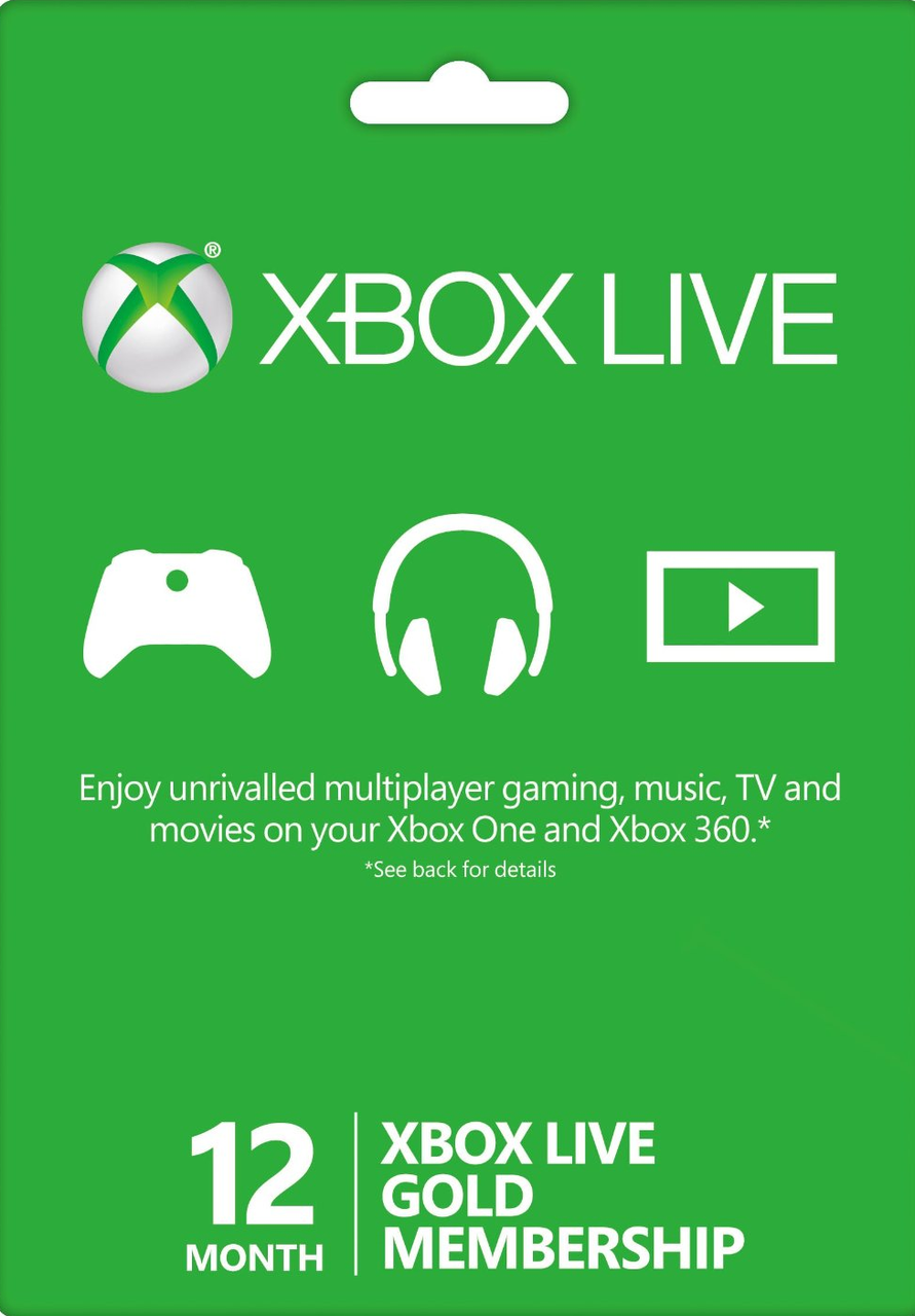 Карта Оплаты Xbox Live Gold - 12 Месяцев для Xbox 360/One/Series — Купить  Недорого на Bigl.ua (1325419495)