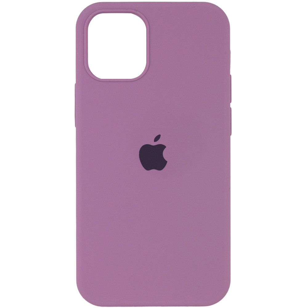 

Чехол Silicone Case Full Protective (AA) для Apple iPhone 12 Pro / 12 (6.1") Лиловый / Lilac Pride