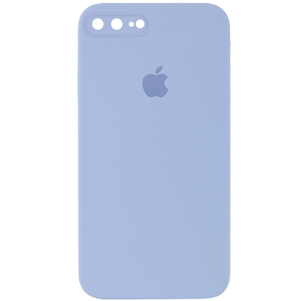 

Чехол Silicone Case Square Full Camera Protective (AA) для Apple iPhone 7 plus / 8 plus (5.5") Голубой / Mist blue