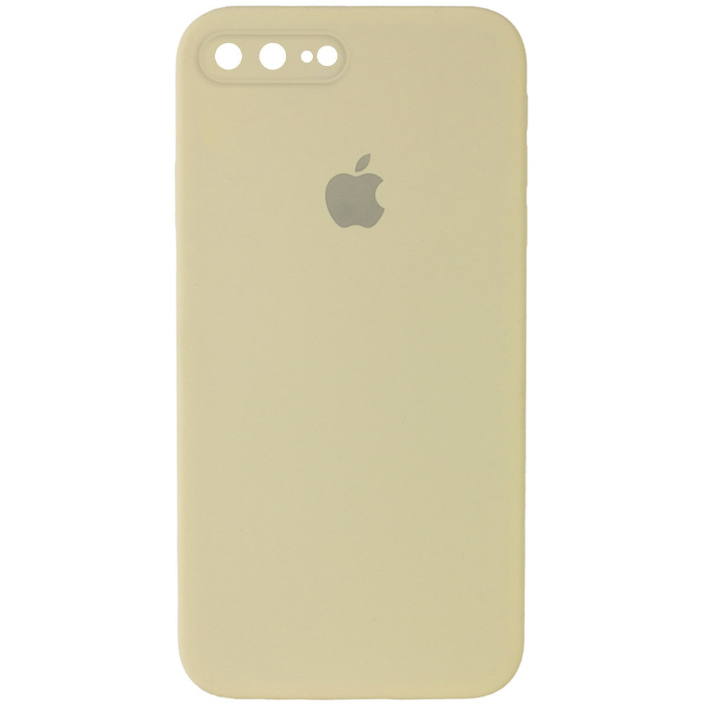 

Чехол Silicone Case Square Full Camera Protective (AA) для Apple iPhone 7 plus / 8 plus (5.5") Желтый / Mellow Yellow