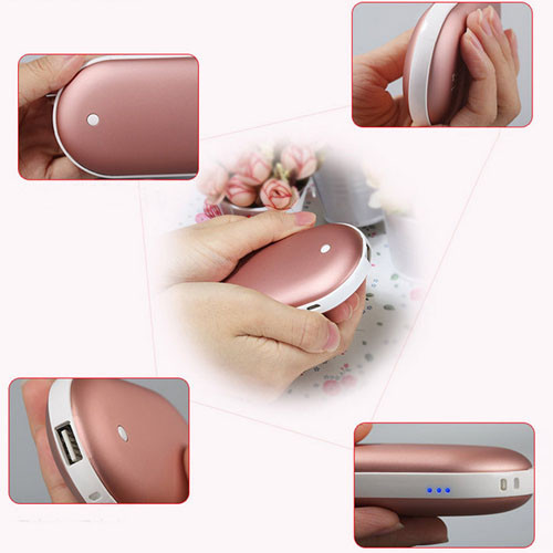 

Грелка для рук Pebble hand warmer + power bank 5000mah
