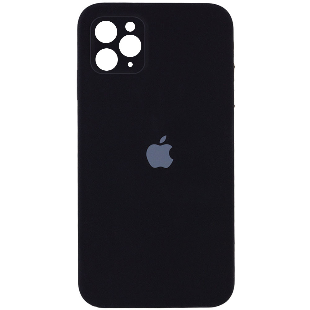 

Чехол Silicone Case Square Full Camera Protective (AA) для Apple iPhone 11 Pro (5.8"), Черный / black