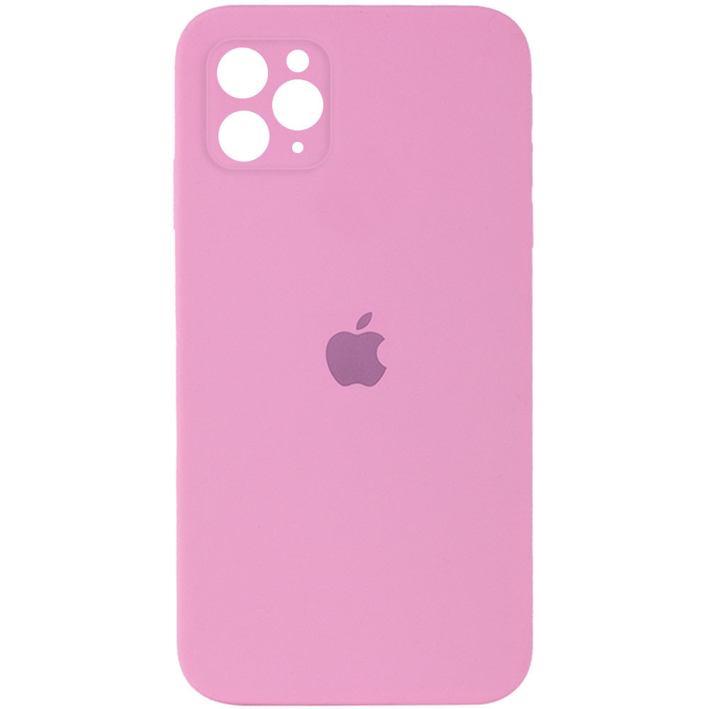 

Чехол Silicone Case Square Full Camera Protective (AA) для Apple iPhone 11 Pro Max (6.5") Розовый / Light pink