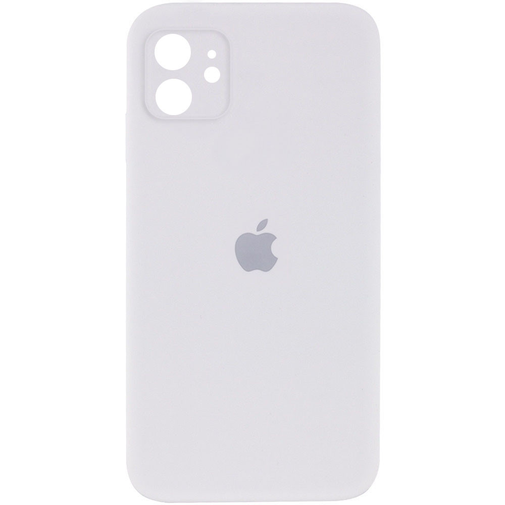 

Чехол Silicone Case Square Full Camera Protective (AA) для Apple iPhone 11 (6.1"), Белый / white