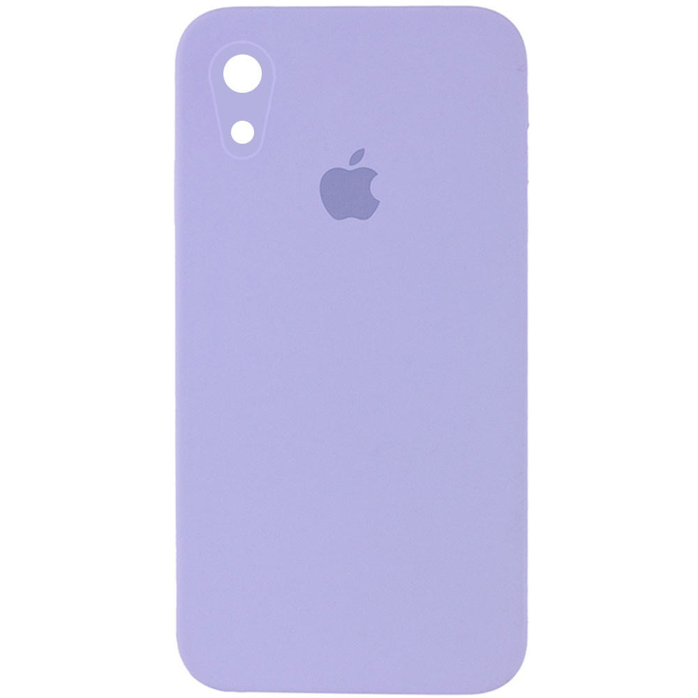 

Чехол Silicone Case Square Full Camera Protective (AA) для Apple iPhone XR (6.1"), Сиреневый / dasheen