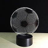 Светильник 3D "Мяч", Оригинальный подарок мужчине, Подарок парню на день рождения, Подарок мужу, фото 10