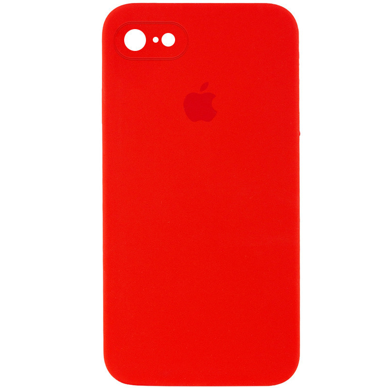 

Чехол Silicone Case Square Full Camera Protective (AA) для Apple iPhone 7 / 8 / SE (2020) (4.7"), Красный / red