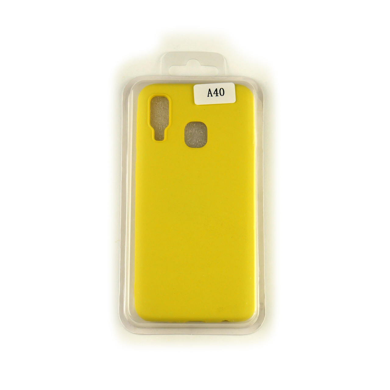 

Панель Silicone Case Full Cover для Samsung A40 Желтый