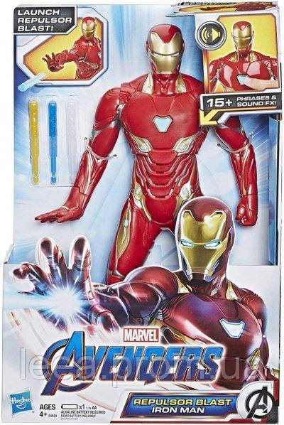 

Интерактивная фигурка Hasbro, стреляющий Железный Человек, 33 см Iron Man, Repulsor Blast SKL14-261030