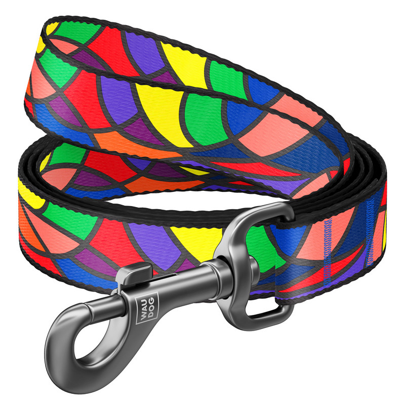 

Поводок WAUDOG Nylon Витраж нейлон разноцветный 4596 (4823089312408)