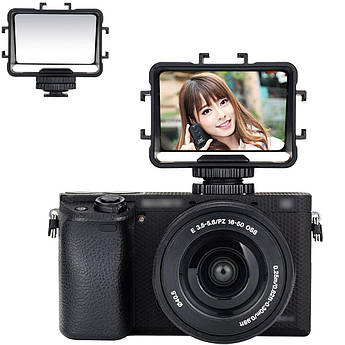 Зеркало - монитор, экран JJC FSM-V1 для селфи съемки, ведения блогов для фотоаппаратов и камер