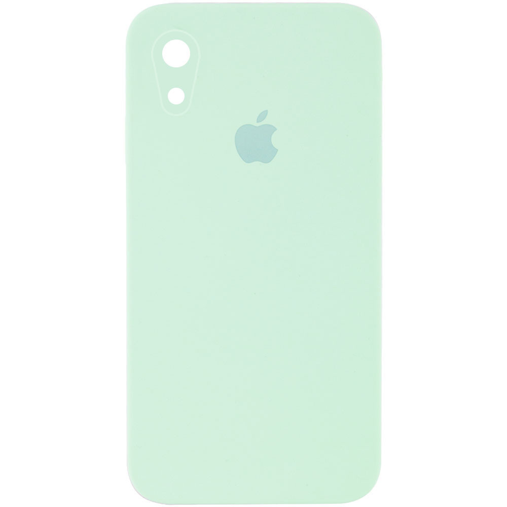 

Чехол Silicone Case Square Full Camera Protective (AA) для Apple iPhone XR (6.1"), Бирюзовый / light turquoise