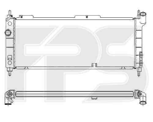 

Радиатор Опель Корса B 93-00 / OPEL CORSA B (1993-2000)