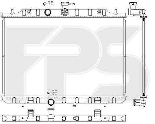 

Радиатор Ниссан ИКС-Траил 08-14 / NISSAN X-TRAIL T31 (2007-)