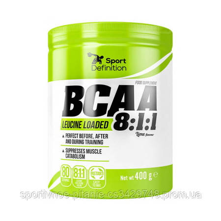 

BCAA Sport Definition BCAA Leucine Loaded 8:1:1, 400 грамм Арбуз