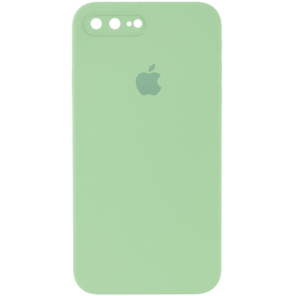 

Чехол Silicone Case Square Full Camera Protective (AA) для Apple iPhone 7 plus / 8 plus (5.5"), Мятный / mint