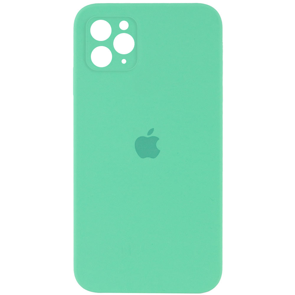 

Чехол Silicone Case Square Full Camera Protective (AA) для Apple iPhone 11 Pro Max (6.5"), Зеленый / spearmint