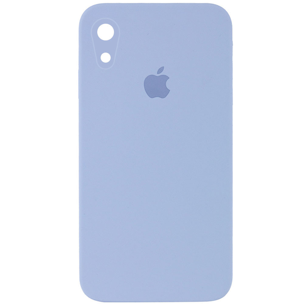 

Чехол Silicone Case Square Full Camera Protective (AA) для Apple iPhone XR (6.1"), Голубой / mist blue