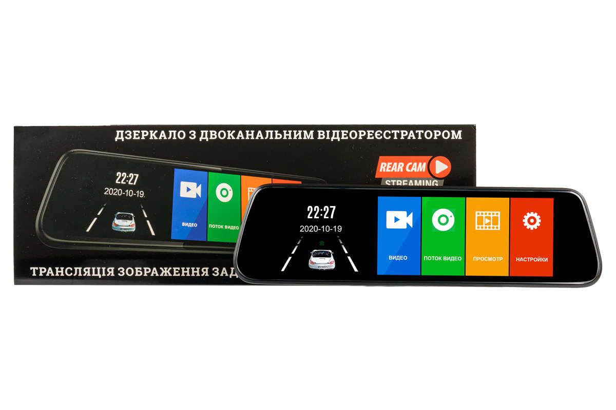 

Зеркало с видеорегистратором Phantom RMS-960 DVR Full HD-29