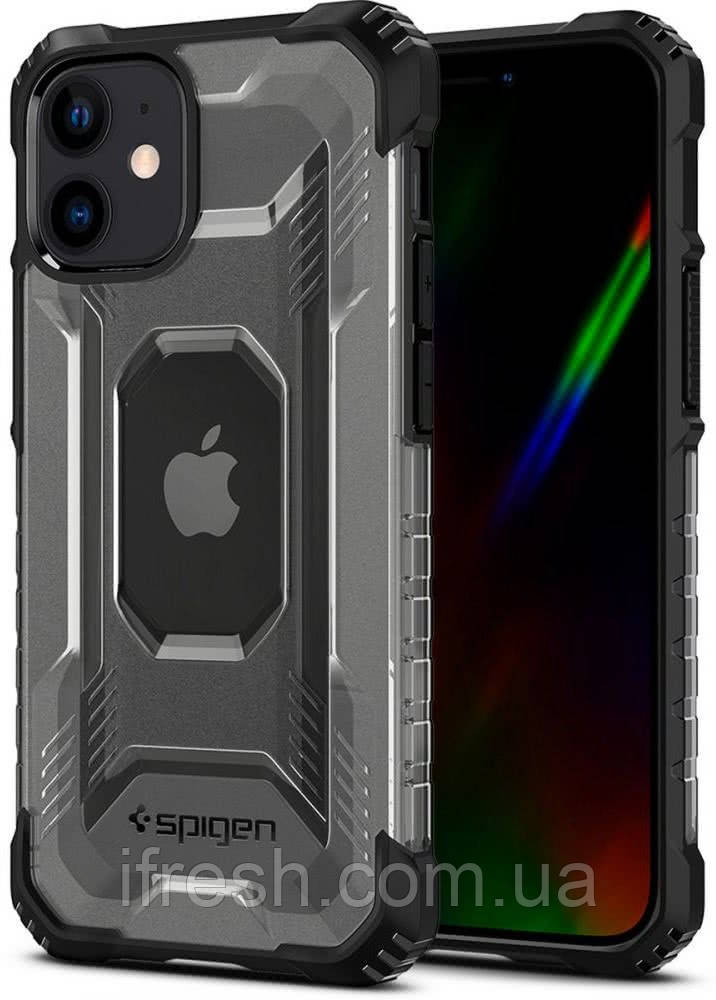 

Чехол Spigen для iPhone 12 mini (5.4") Nitro Force, Clear (ACS01755), Прозрачный