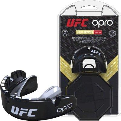 

Капа Opro Gold Braces Ufc Hologram Black Metal-Silver SKL24-145154