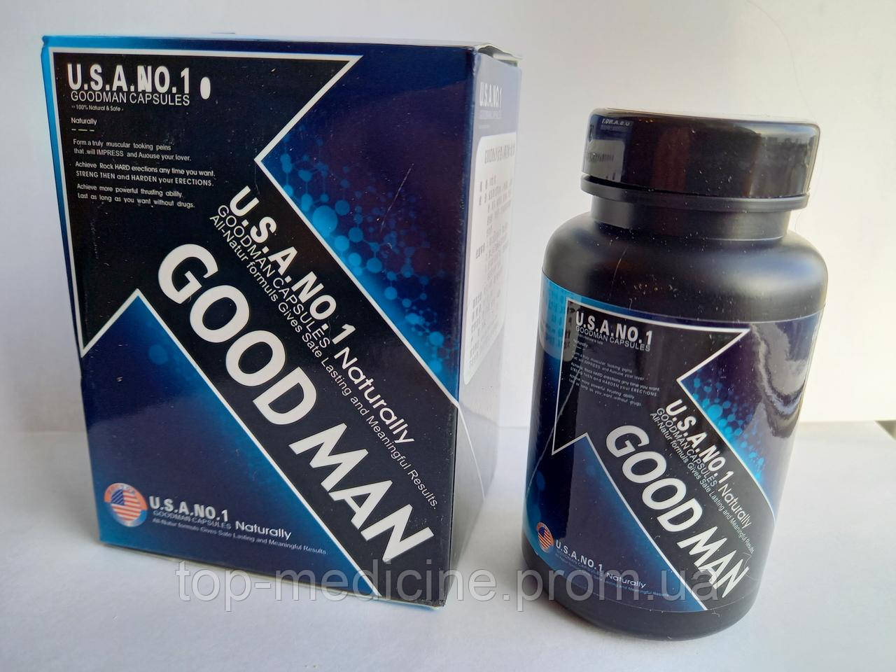 

Goodman 60 капсул .Гудмен - для потенции , увеличения члена и желания.