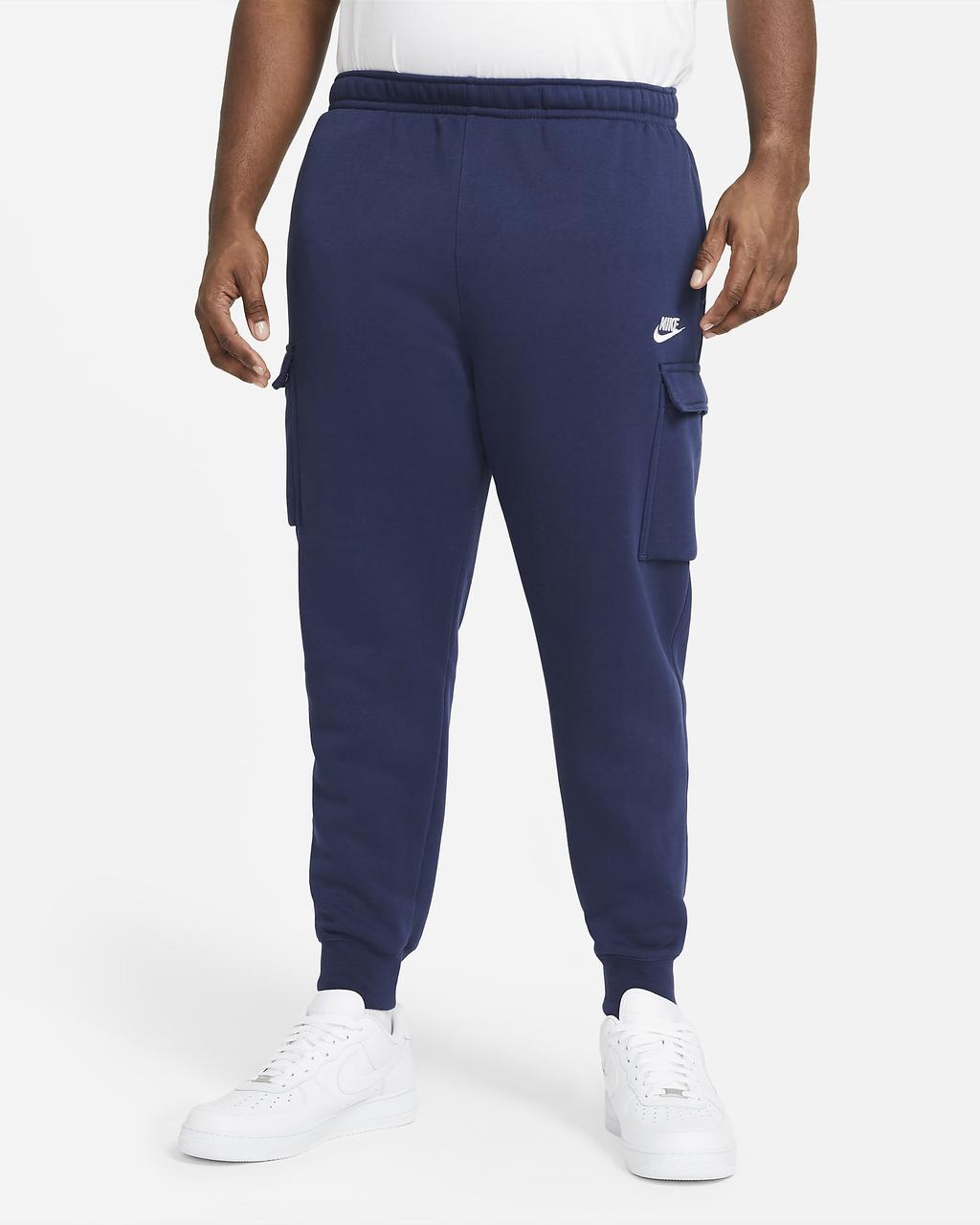 

Штаны спортивные мужские Nike Sportswear Club Fleece CD3129-410 Темно-синий M