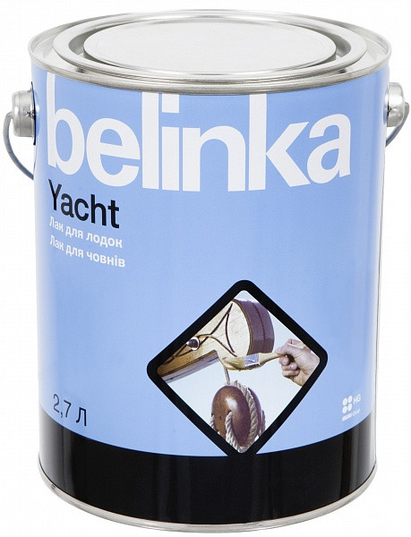 

Лак яхтный BELINKA YACHT (полуматовый) 2,7 л